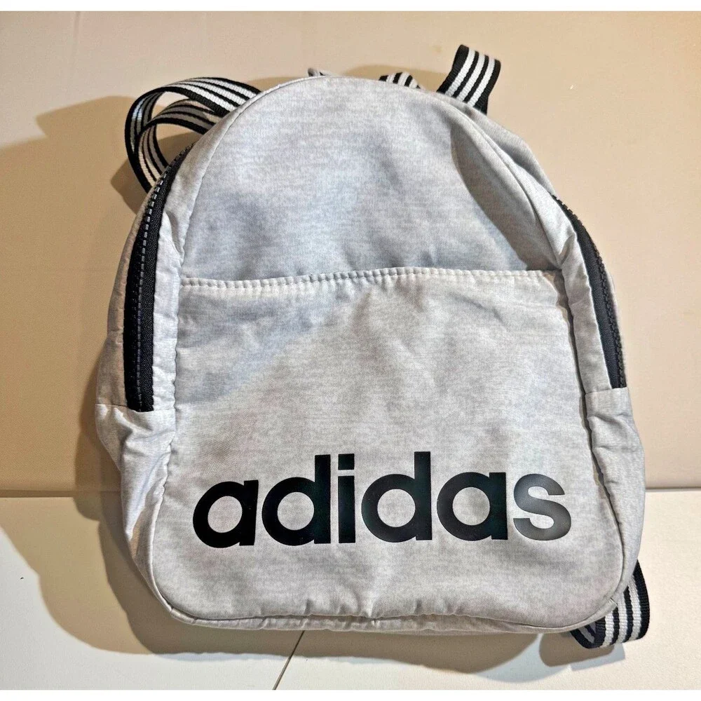 Adidas 90288 Unisex Core Polyester Mini Backpack Gray 2020